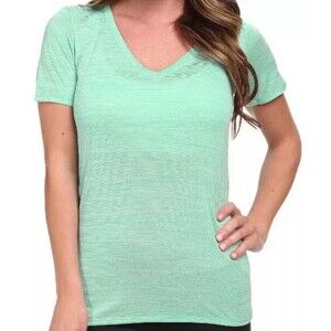 The Nike Tee Dri-FIT Shirt Womens S VNeck Athletic Running Lightweight Workout